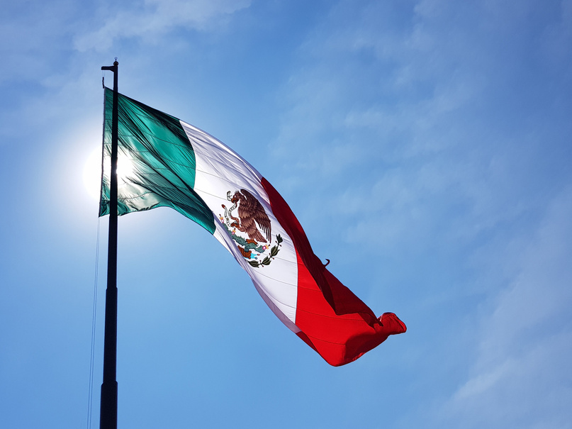 The Flag of Mexico 